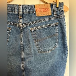 VINTAGE GUESS - Denim Skirt - Ladies 30